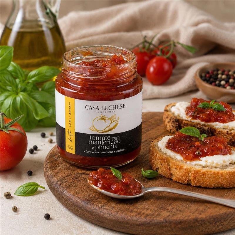 DOCE DE TOMATE MANJERIÇÃO E PIMENTA 260G