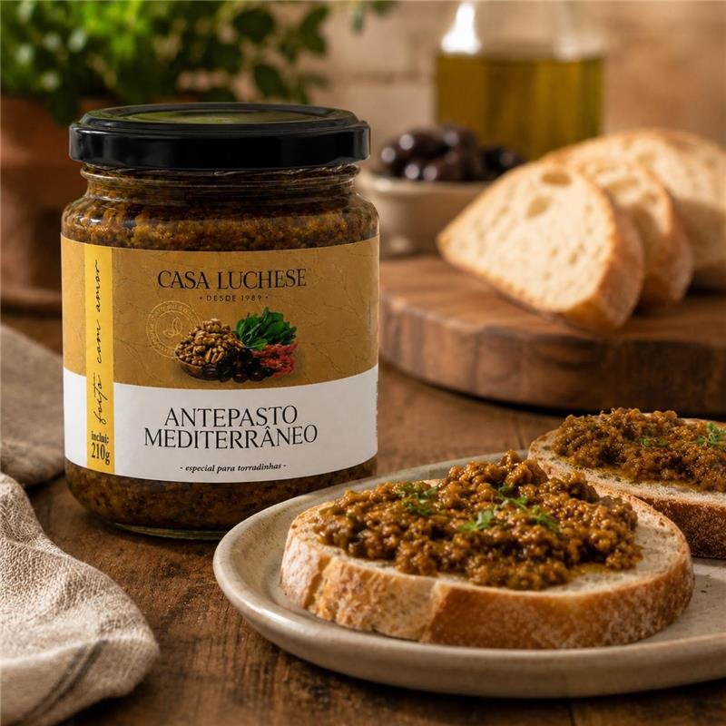 ANTEPASTO MEDITERRÂNEO 210G