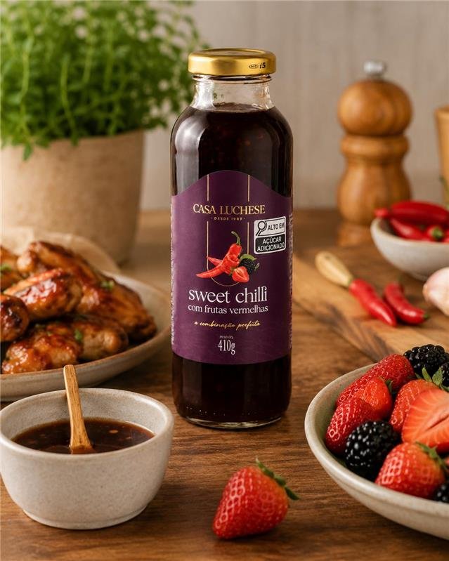 SWEET CHILLI COM FRUTAS VERMELHAS 410G