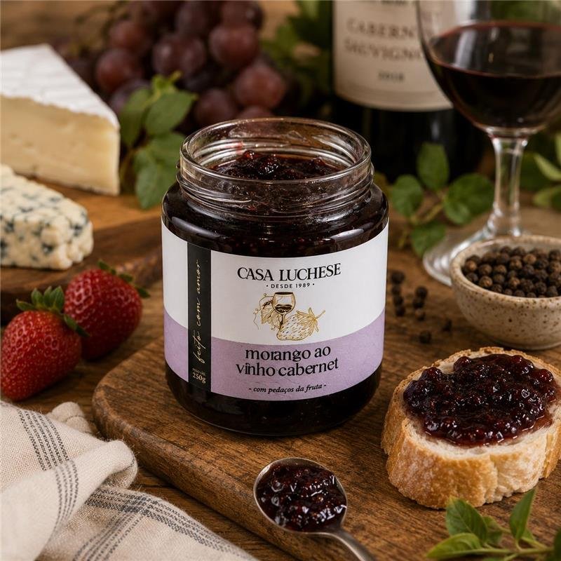 DOCE DE MORANGO AO VINHO CABERNET PREMIUM 260G