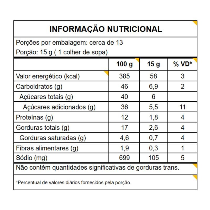 CEBOLA CARAMELIZADA COM BACON 250G
