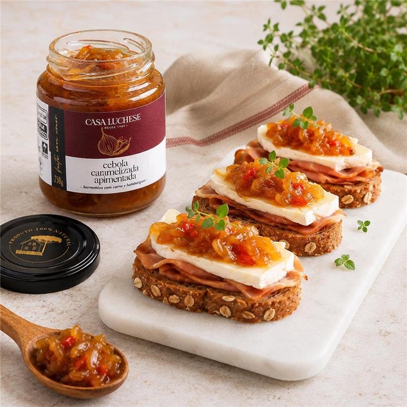 CEBOLA CARAMELIZADA COM BACON 250G