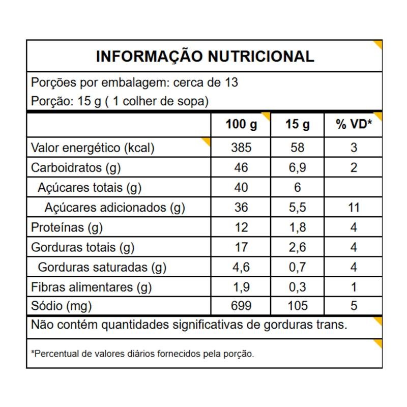 CEBOLA CARAMELIZADA COM BACON 250G