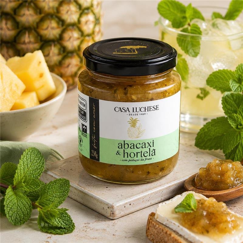 DOCE DE ABACAXI COM HORTELÃ PREMIUM 250G