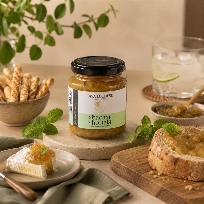 DOCE DE ABACAXI COM HORTELÃ PREMIUM 250G