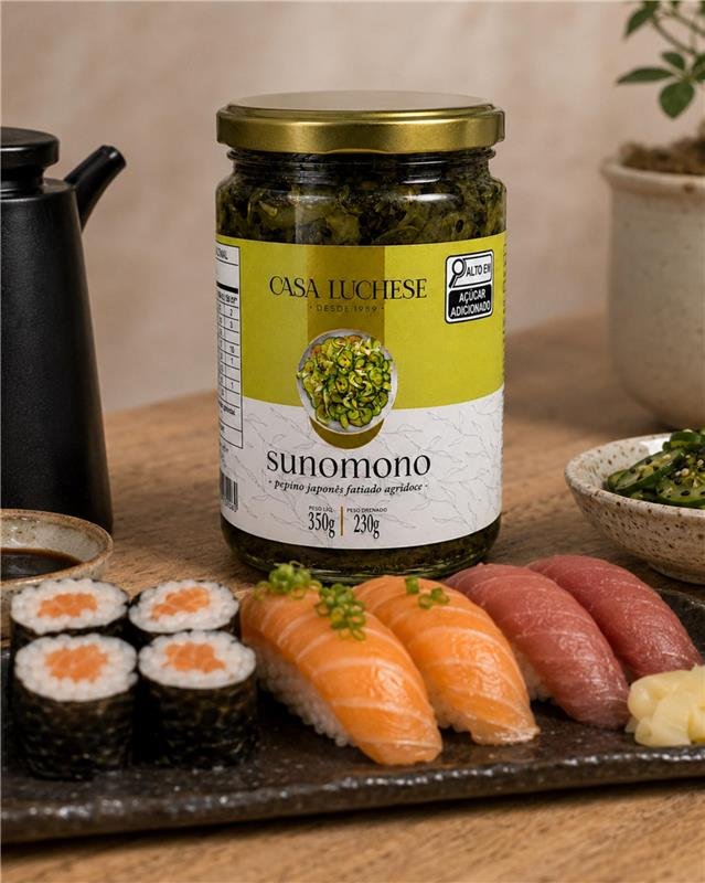 SUNOMONO - PEPINO JAPONÊS AGRIDOCE 350G