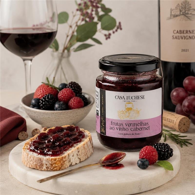 DOCE DE FRUTAS VERMELHAS AO VINHO CABERNET PREMIUM 260G