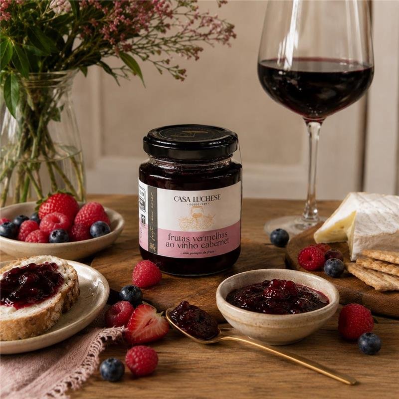 DOCE DE FRUTAS VERMELHAS AO VINHO CABERNET PREMIUM 260G