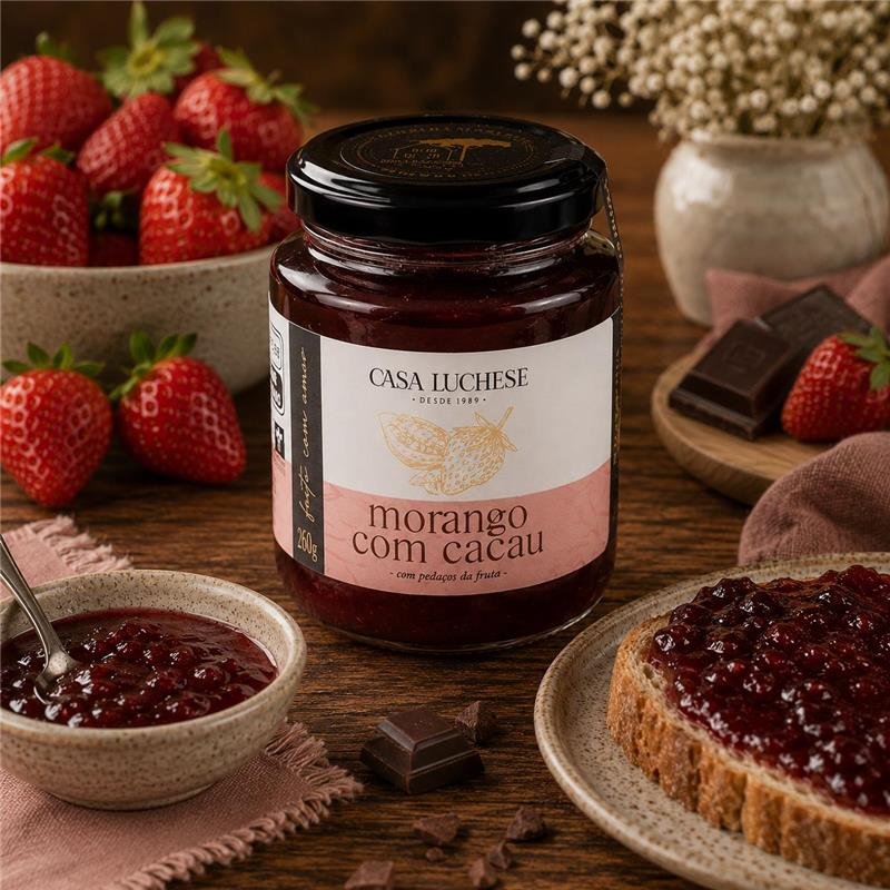 DOCE DE MORANGO COM CACAU PREMIUM 280G