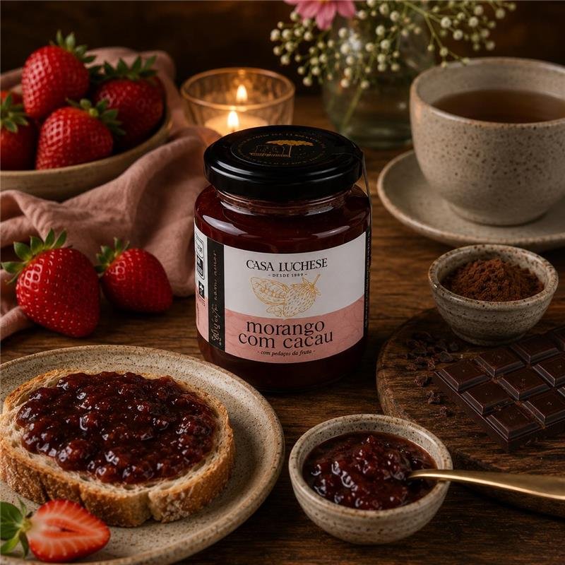 DOCE DE MORANGO COM CACAU PREMIUM 280G