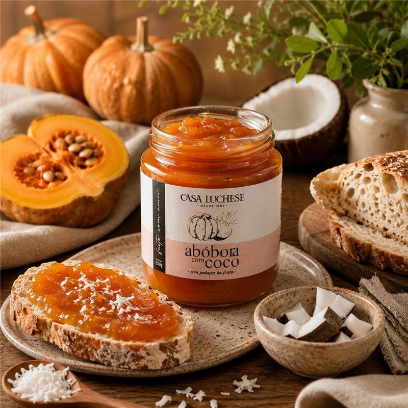 DOCE DE ABÓBORA COM COCO TRADICIONAL 250G