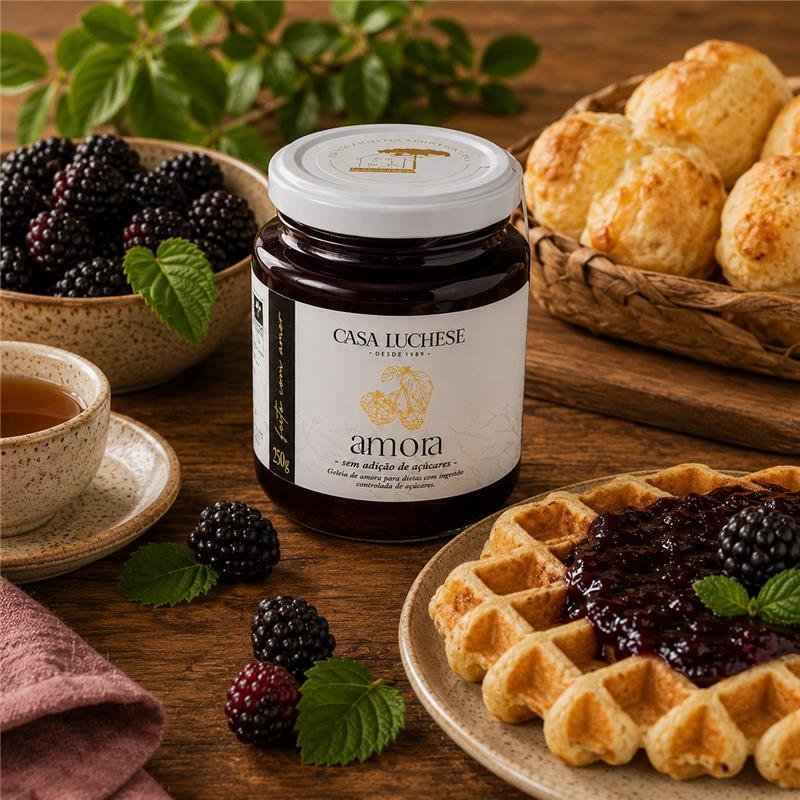 DOCE DE AMORA SEM ADIÇÃO DE AÇUCAR 260G