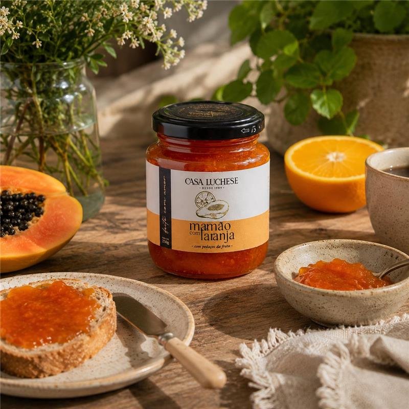 DOCE DE MAMÃO COM LARANJA TRADICIONAL 250G