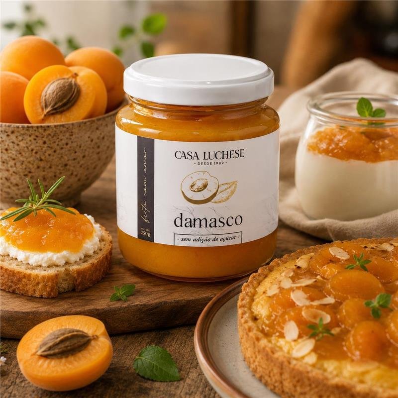 DOCE DE DAMASCO SEM ADIÇÃO DE AÇÚCAR 260G