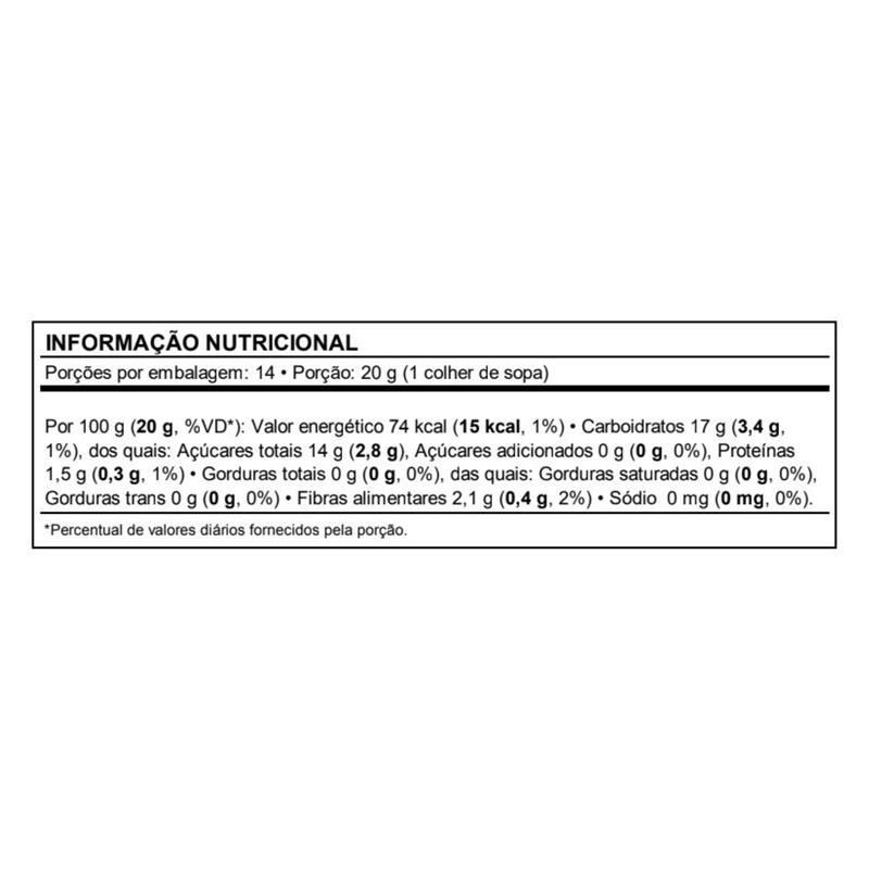 DOCE DE DAMASCO SEM ADIÇÃO DE AÇÚCAR 260G