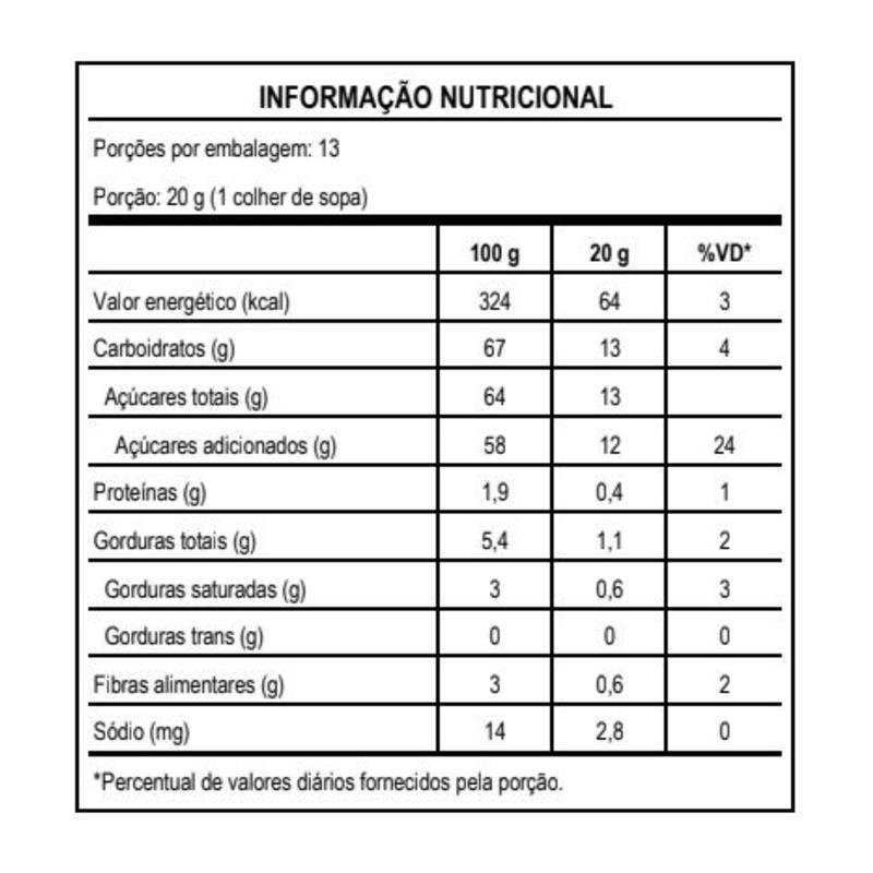 DOCE DE FRUTAS VERMELHAS COM CHOCOLATE 260G