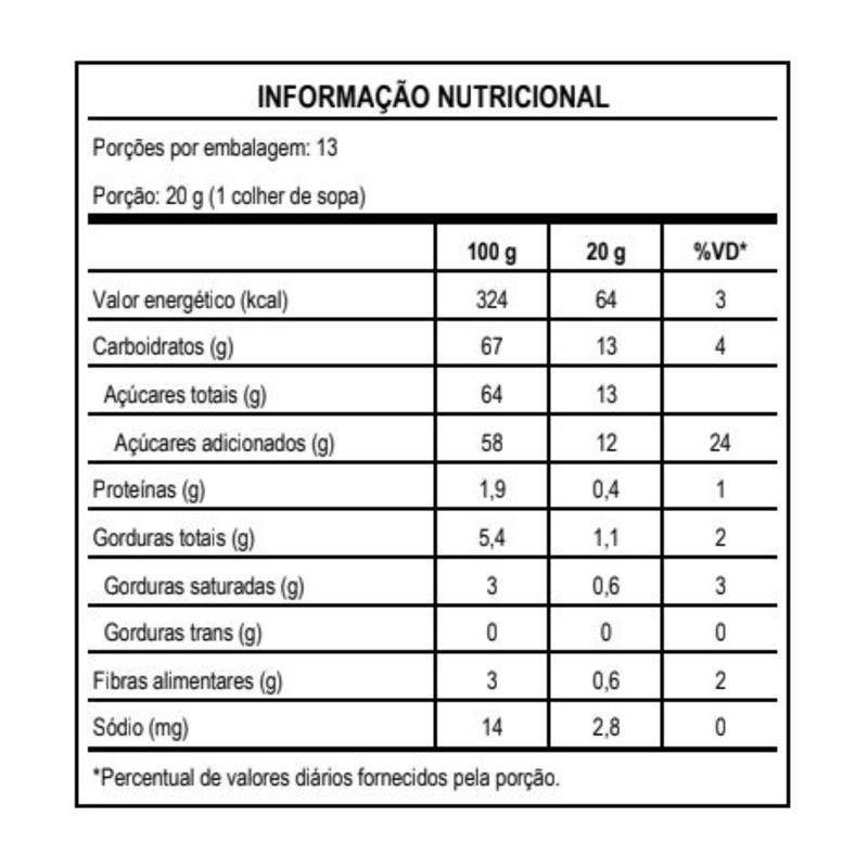DOCE DE FRUTAS VERMELHAS COM CHOCOLATE 260G