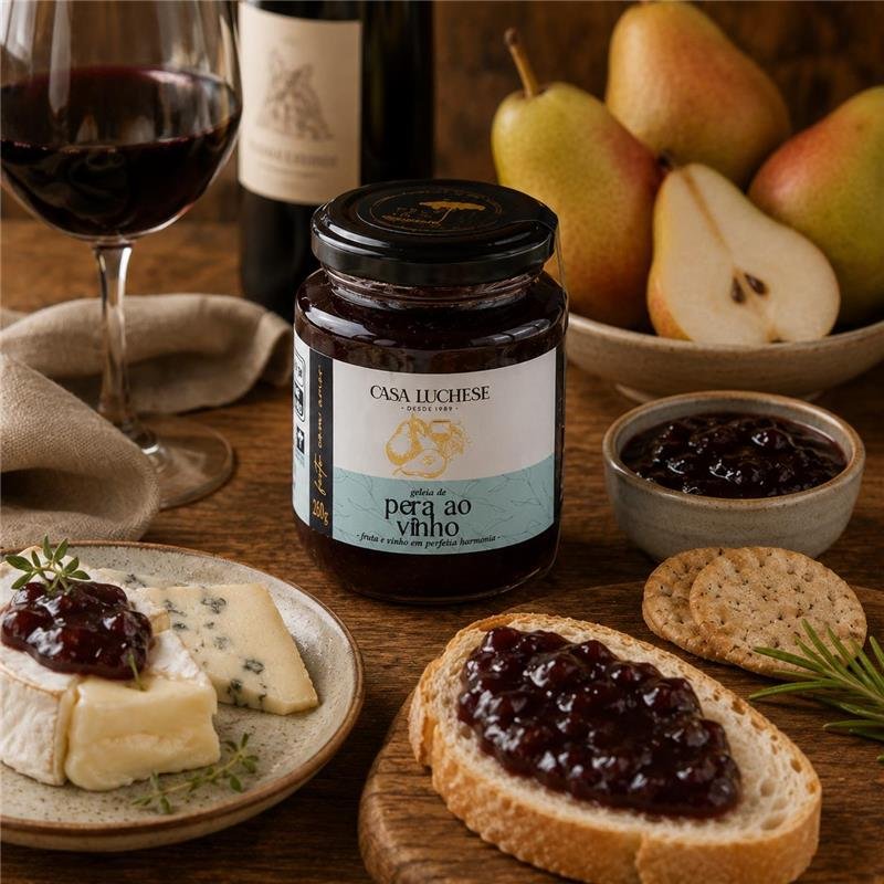 GELEIA DE PERA AO VINHO 260G