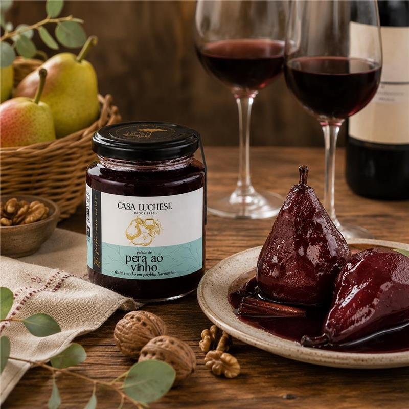 GELEIA DE PERA AO VINHO 260G