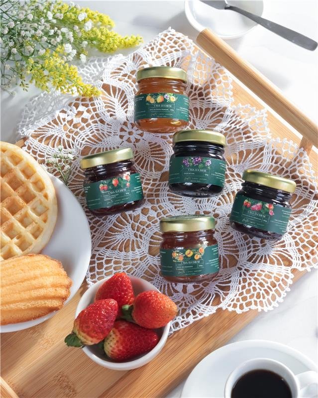 DOCE DE FRUTA MORANGO COM ESPUMANTE 50G